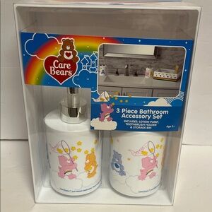 Care Bears Colorful 3 piece Bathroom Set with Pump and Holder